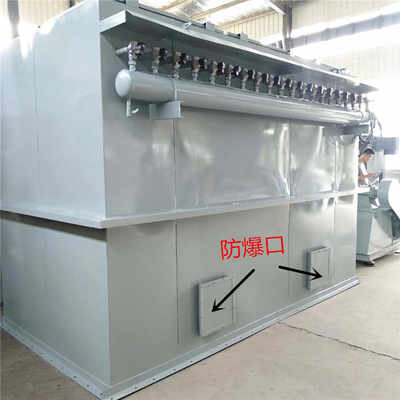 供應(yīng)防爆口布袋除塵器脈沖單機(jī)200袋面粉廠用環(huán)評設(shè)備
